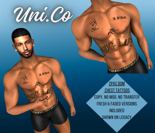 Uni.Co // 2PAC Chest Tattoo