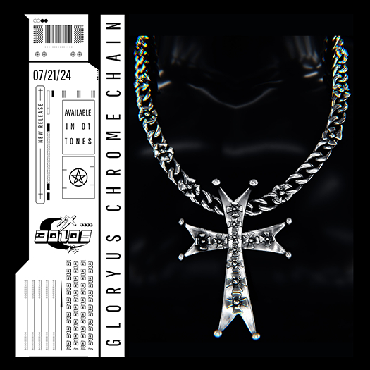 DOLOS_"GLORYUS CHROME" CHAIN 