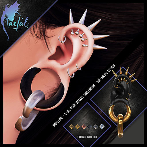 FaeTal - Ear 38 -Swallow S, XL & Pixie Male Demo