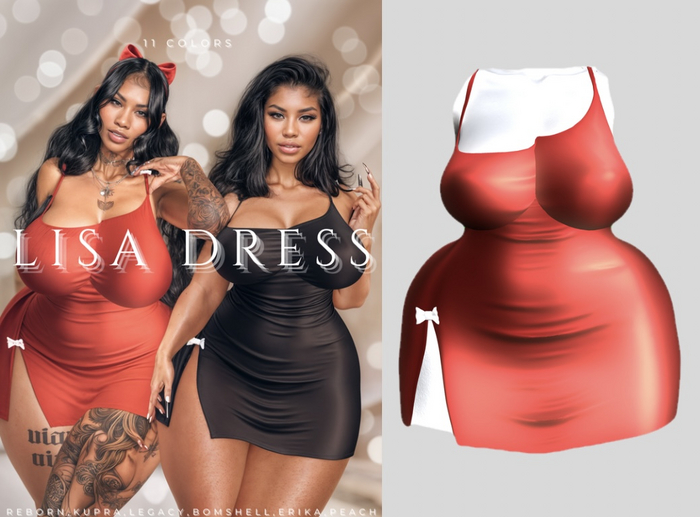 Lisa Dress -RED