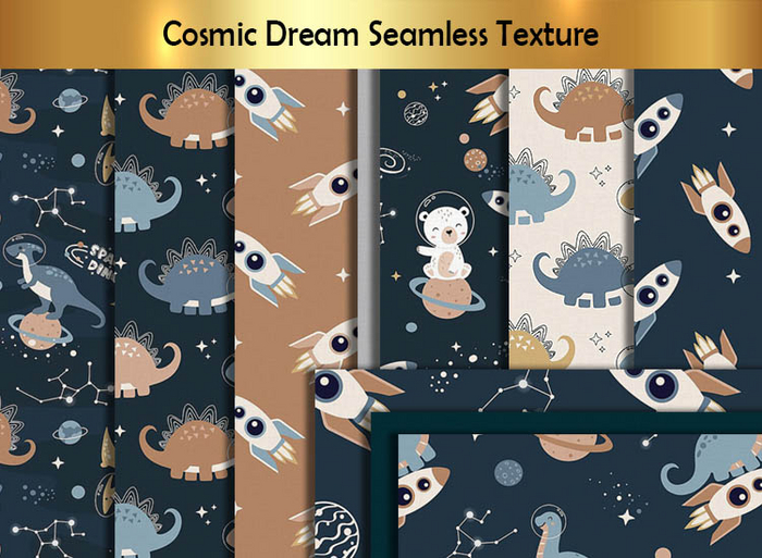 Cosmic Dream Seamless Texture full perm