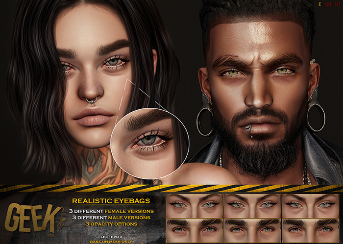 {geek store} Realistic eyebags Pack