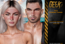{geek store} Face Sunburn/Tanned