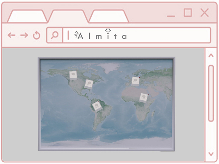 Almita - Travel map