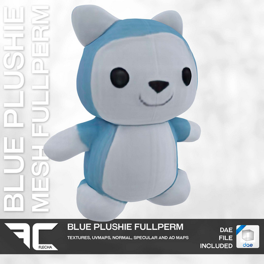 FLECHA Blue Plushie Fullperm