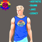 Not A Phase Tank Blue