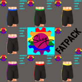 Black-Color Sports Shorts Fatpack
