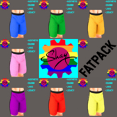 Color-Black Sports Shorts Fatpack