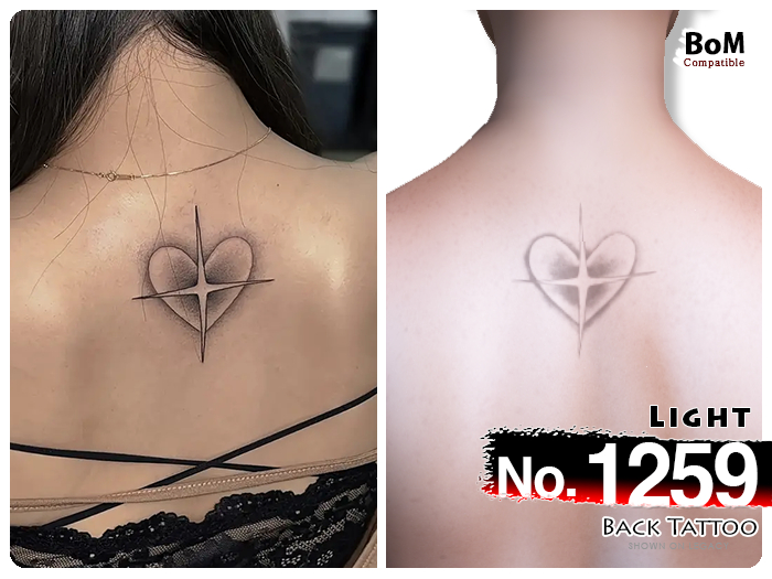 (Back Tattoo) No.1259 Light