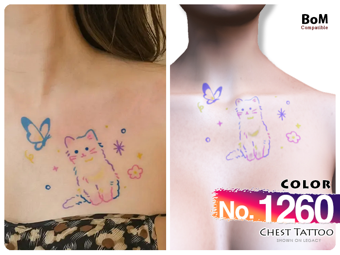 (Chest Tattoo) No.1260 Color