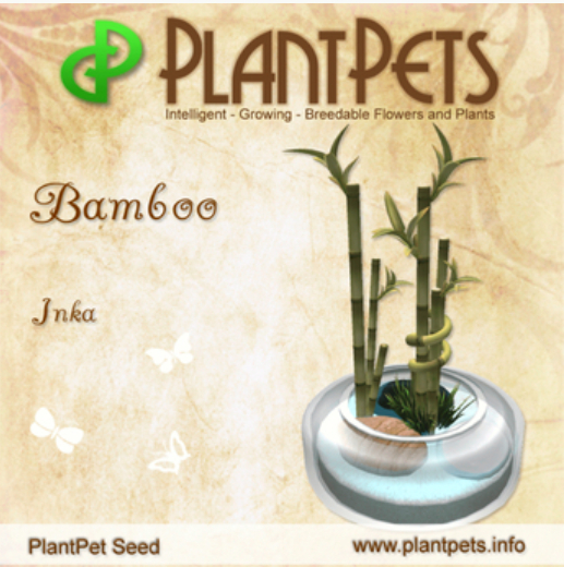 PlantPet Seed [Bamboo *Inka*]