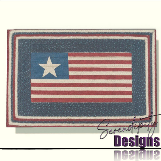 Serendipity Designs - Americana Braided Rug