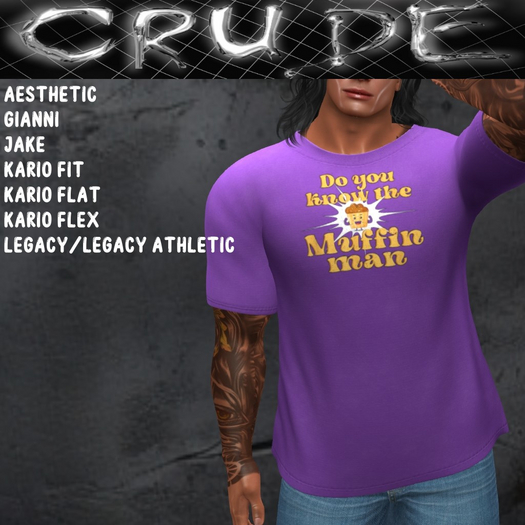 Do you know the Muffin Man Men's T-Shirt (MCT)  <Wear Me>