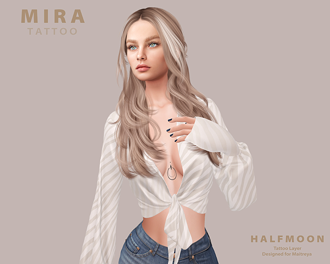 M I R A tattoo - halfmoon