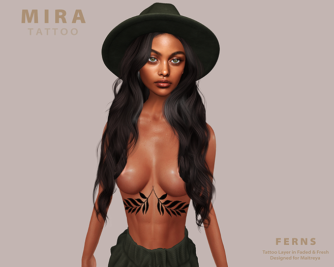 M I R A tattoo  - Ferns