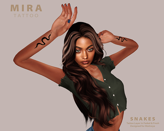M I R A tattoo - Snakes