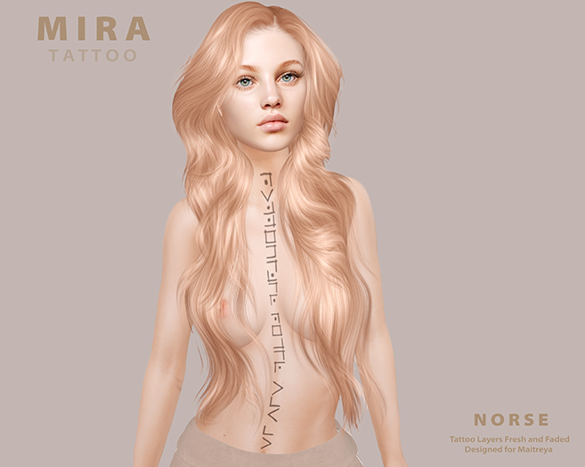 M I R A tattoo - norse