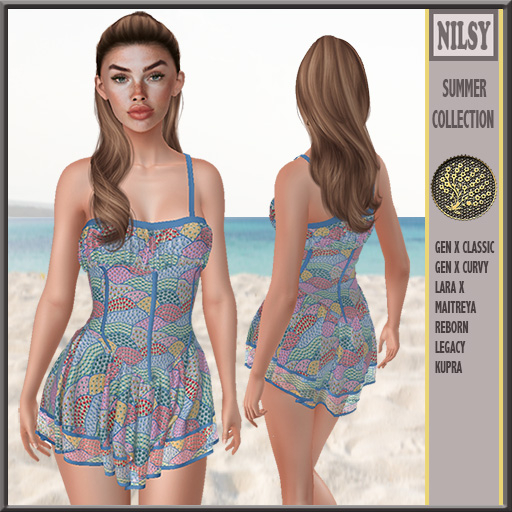PRINTED CHIFFON DRESS