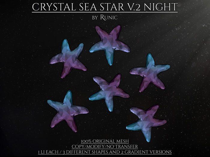 Lazy Sunday - .: Runic :. Crystal Sea Star v.2 Night
