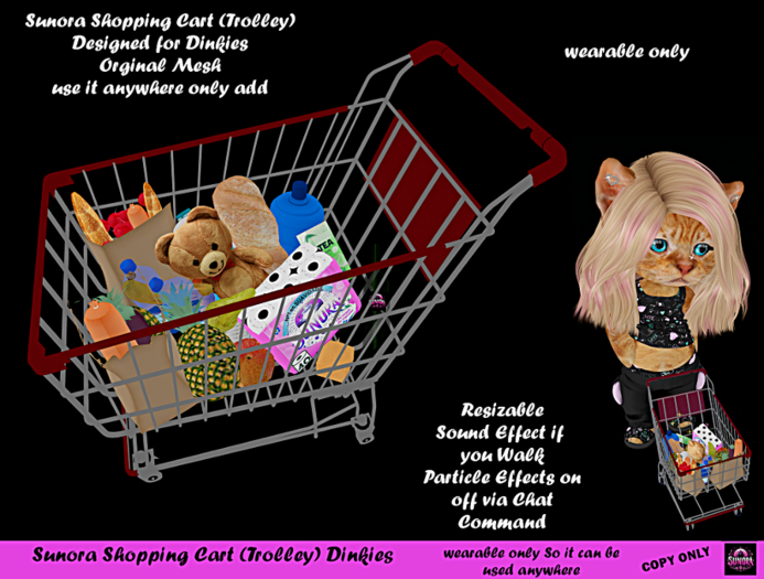 Sunora Shopping Cart (Trolley) Dinkies