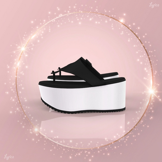 White Black Sandals MAITREYA