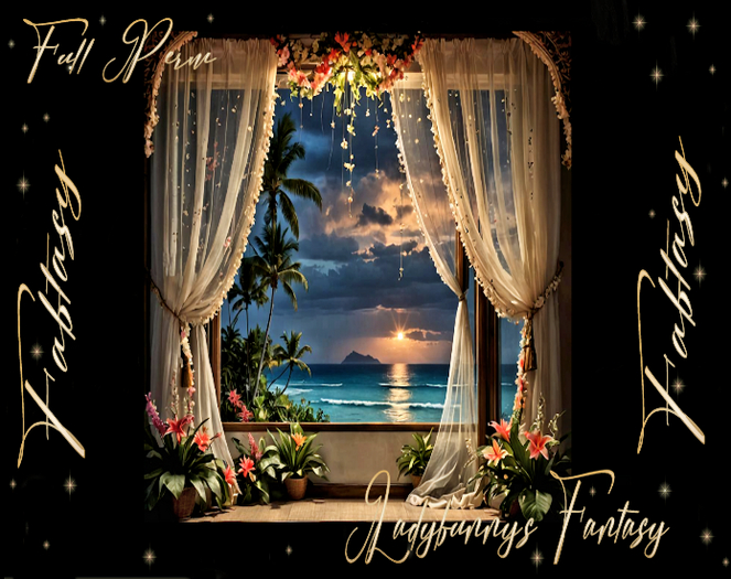 Fantasy Background Textures-Ocean View Backdrops -Full Perm