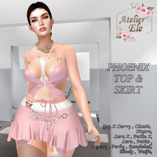 {AE}  PHOENIX TOP &  SKIRT