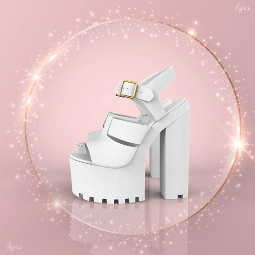 White Angie HEELS LEGACY