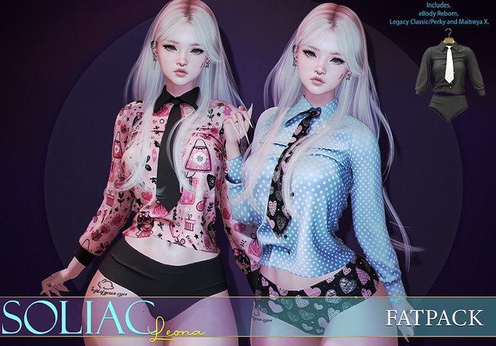 SOLIAC - Shirt Leona - Black