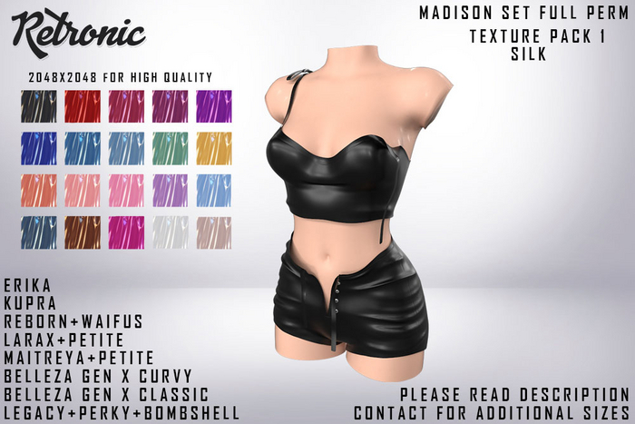 [RETRONIC] Madison Set Full Perm Texture Pack 1
