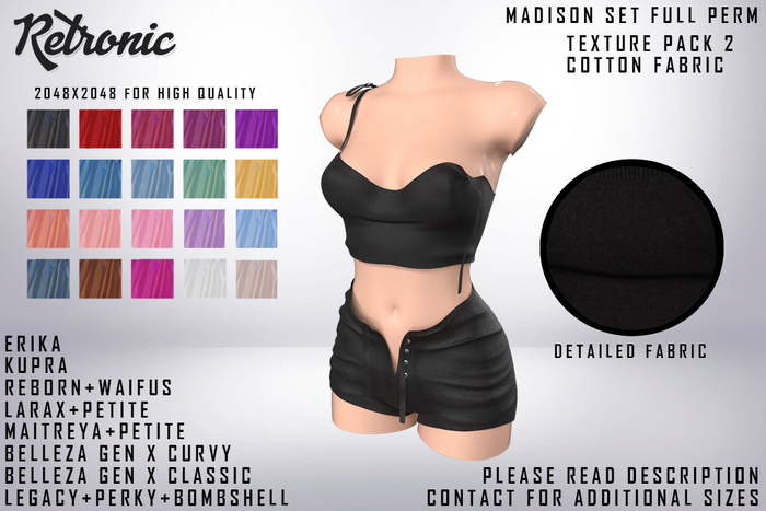 [RETRONIC] Madison Set Full Perm Texture Pack 2