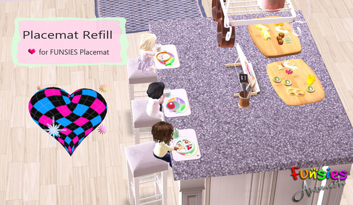FUNSIES Animesh Placemat Refill - 1000 Supplies[boxed]