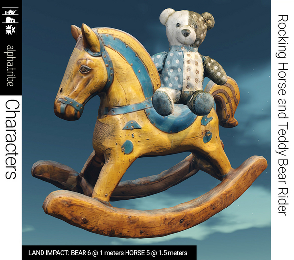 alpha.tribe::: [Ragville] Rockinghorse and Teddy Bear