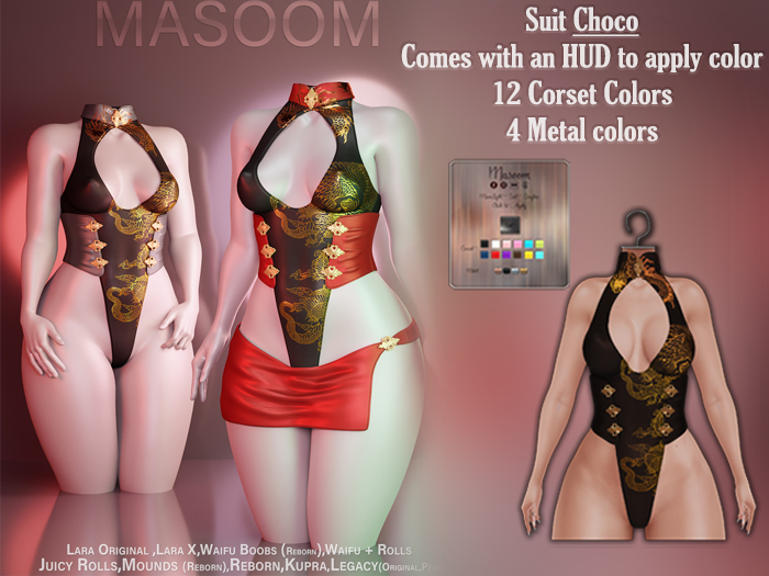 [[ Masoom ]] MoonLight Suit - Choco