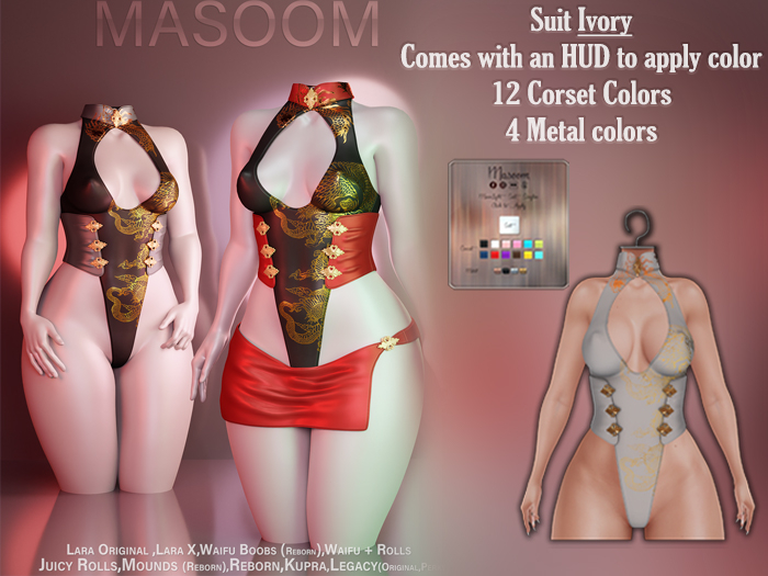 [[ Masoom ]] MoonLight Suit - Ivory