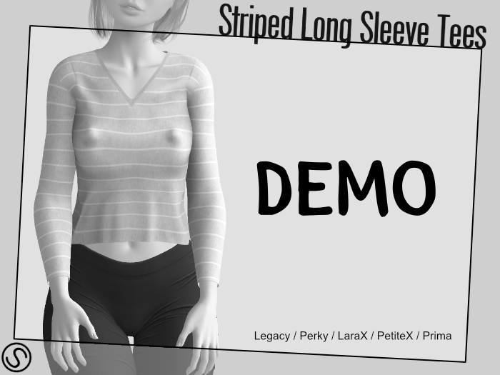 Striped long-sleeve tee (DEMO)