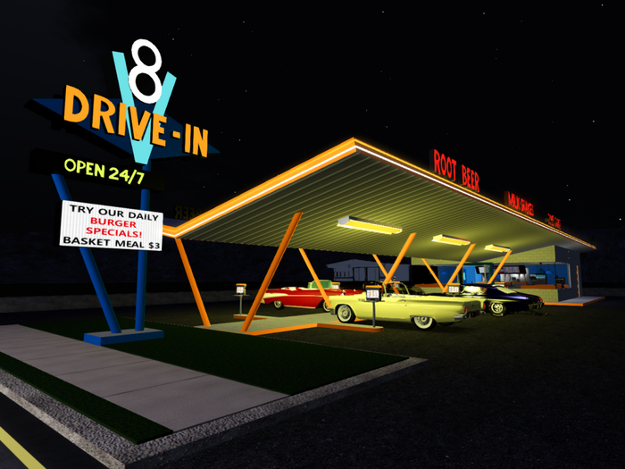 GB7 V8 Drive-In Diner