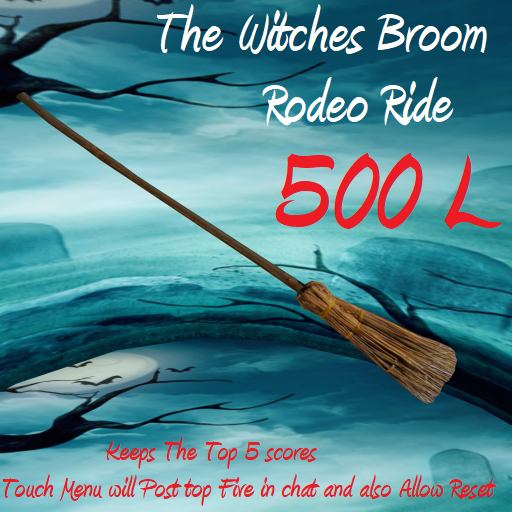 The Witches Broom Rodeo Ride BOX