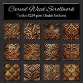 *Wallflowers* Carved Wood Scrollwork