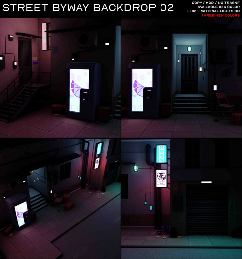 TROPIX // Street Byway BackDrop 02