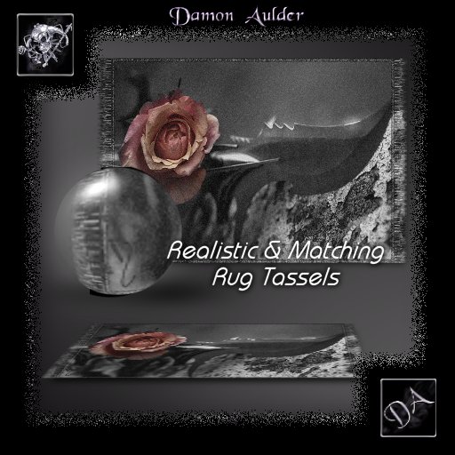 NuTec: Gothic Dagger Rose Rug