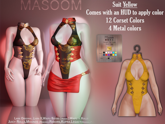 [[ Masoom ]] MoonLight Suit - Yellow
