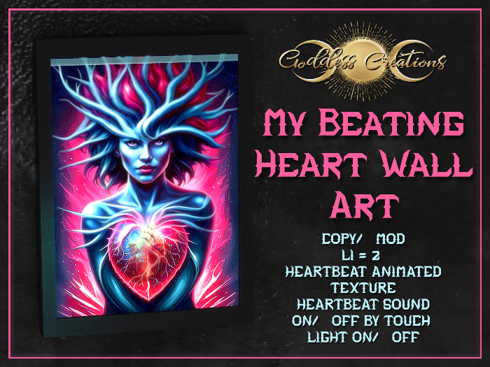 )O( GC: My Beating Heart Wall Art 