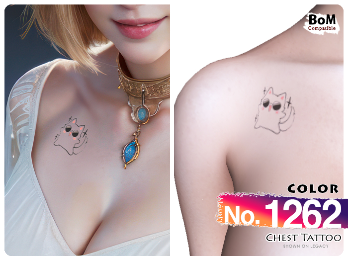 (Chest Tattoo) No.1262 Color
