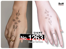 (Finger Tattoo) No.1263 Light