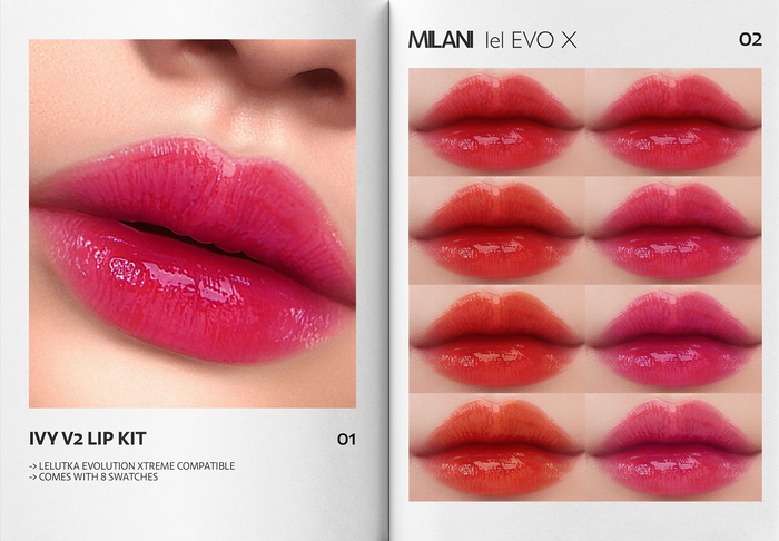 MILANI - "IVY V2" LIP KIT / FATPACK