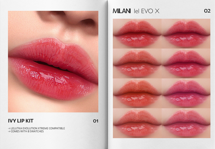 MILANI - "IVY" LIP KIT / FATPACK