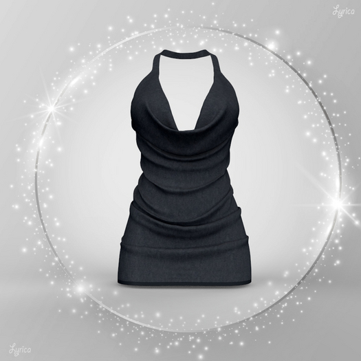 Navy Cowl Neck Dress Legacy
