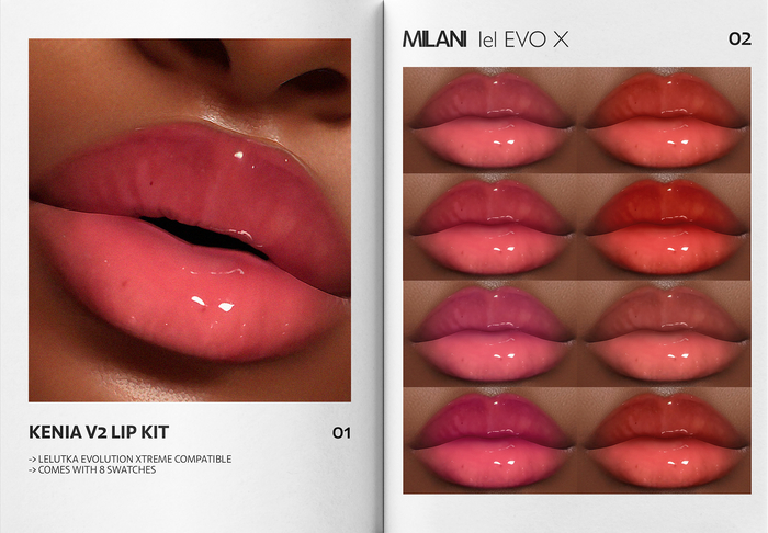 MILANI - "KENIA V2" LIP KIT / DEMO