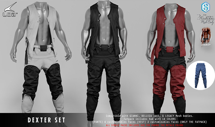 [LOB] DEXTER PANTS - BLUE